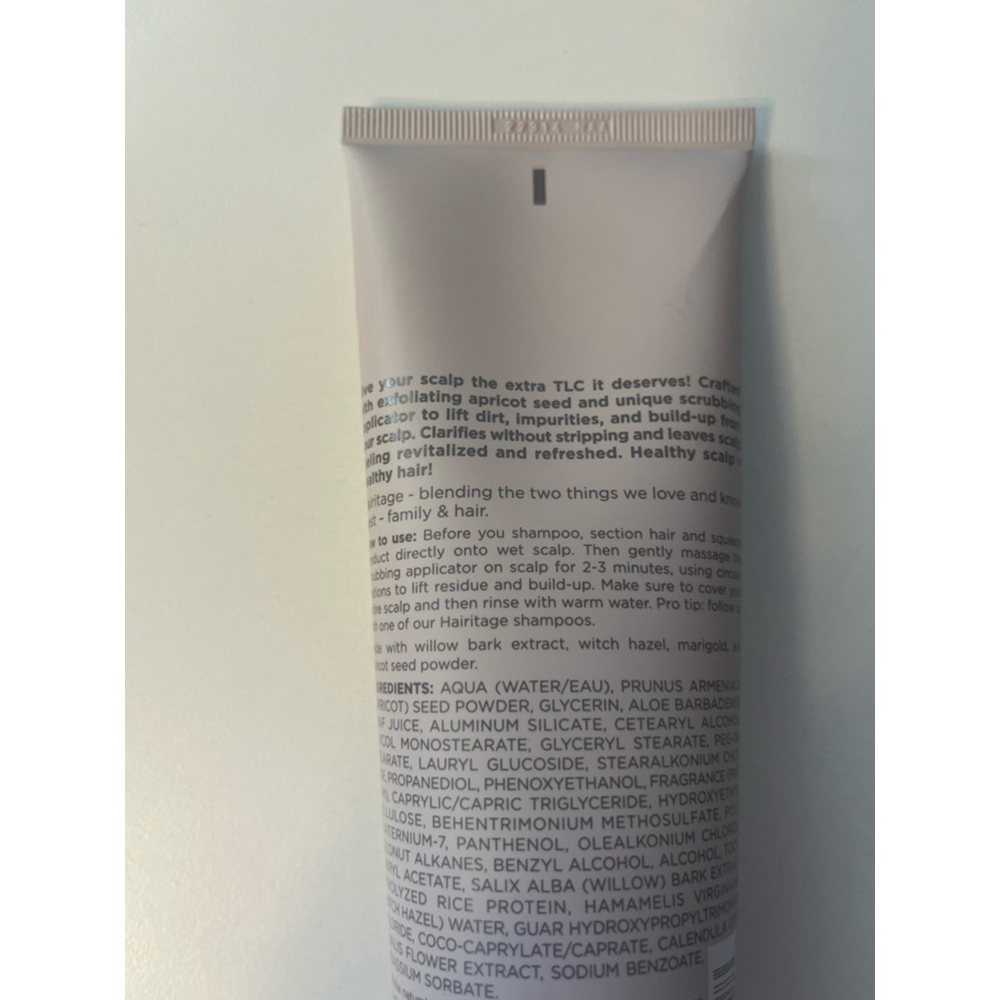 Women's Hairitage Restart Button Scalp Exfoliator 6 fl oz Beige White - Picture 5 of 7